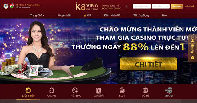 K8 cung cấp các dịch vụ lô đề hàng đầu